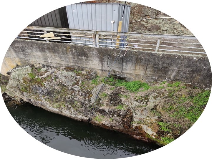 RD Ohakuri Dam-Upper dam sidewall